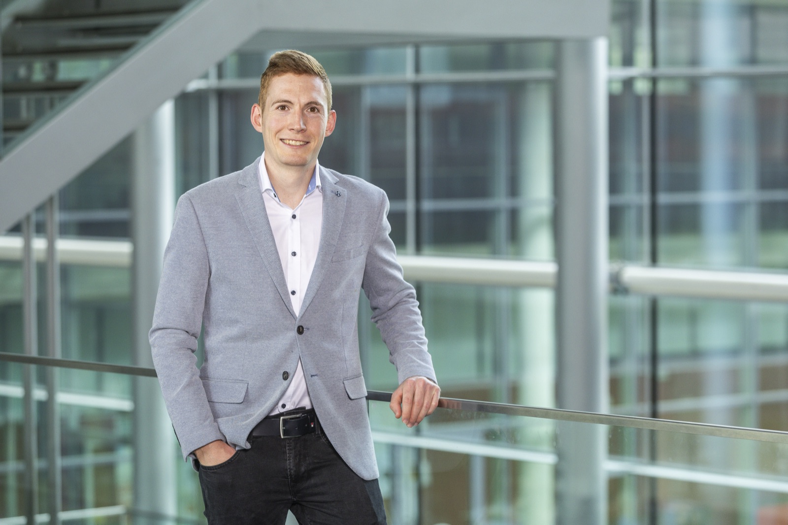Alexander Leitner bei der Arbeit